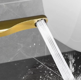 Trycksatt bidéspruta av ABS-plast av trycktyp