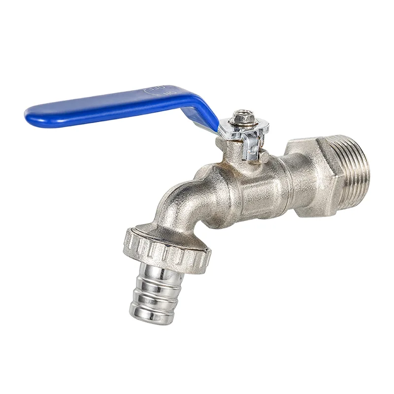 Brons Nickelpläterad kulkärnkran