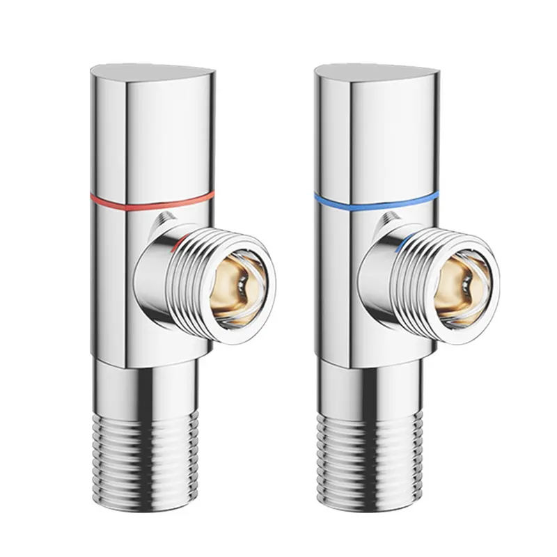 Vinkelventil i galvaniserad mässing