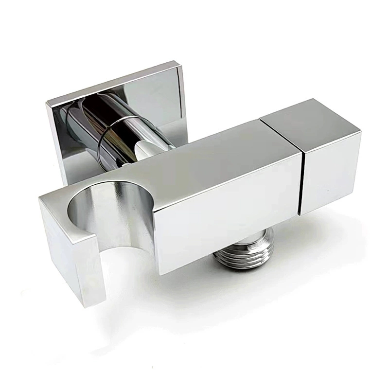 Handhållen duschslanganslutning Full mässing Duschuttag armbåge