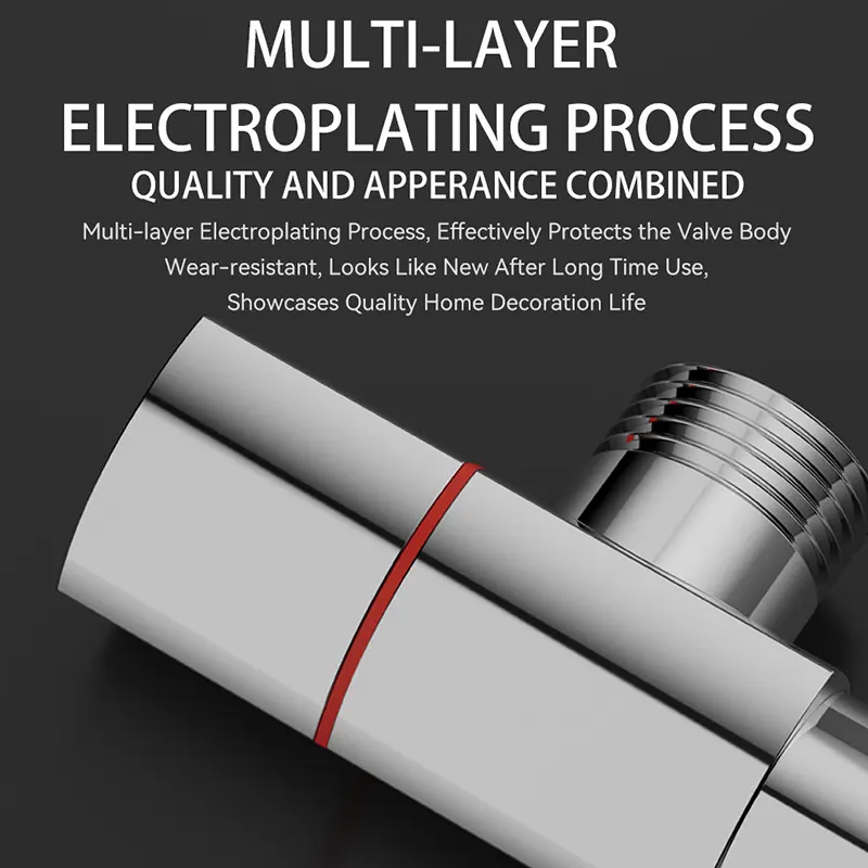 Electroplated Brass Angle Valve Electroplated Brass Angle Valve