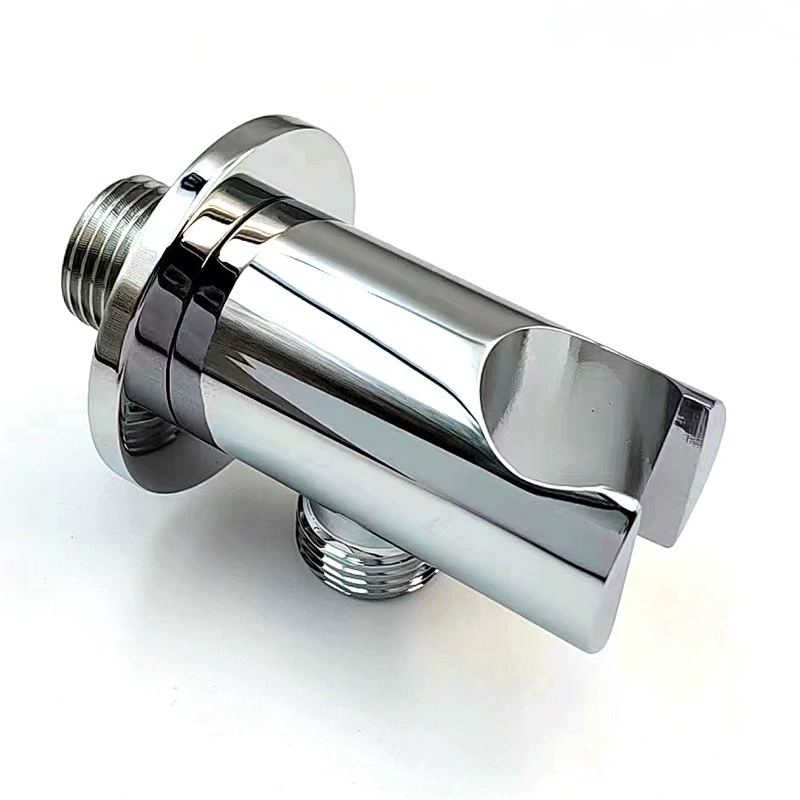 Nyankomst duschhållare i mässing, dold rund konsol för handdusch, duschfäste i massiv mässing