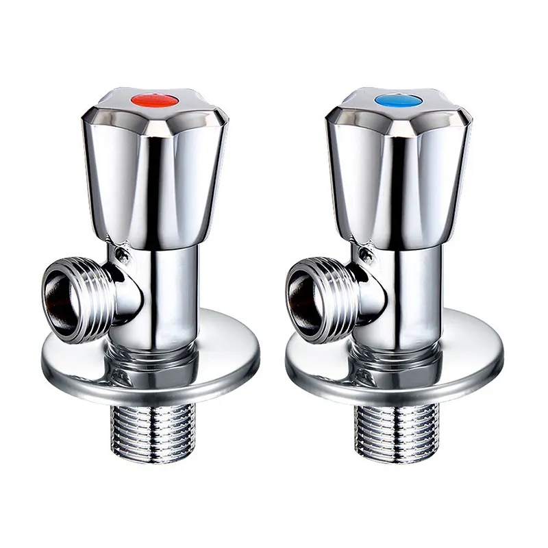 Ett stycke mässingsvinkelventil