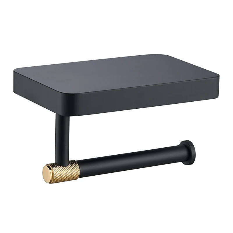 Pappershållare med hylla