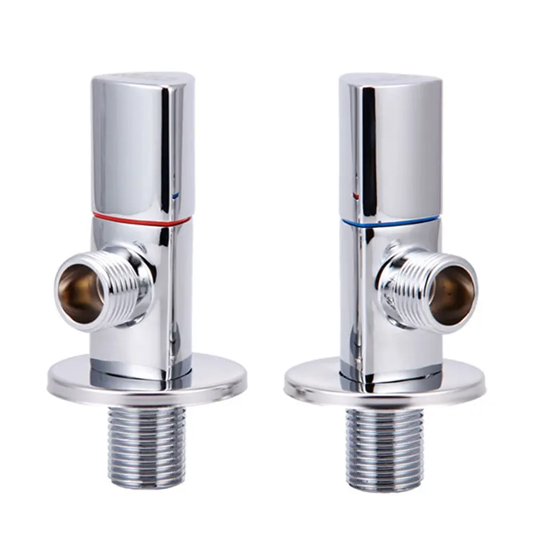 Förstärkt vinkelventil i mässing