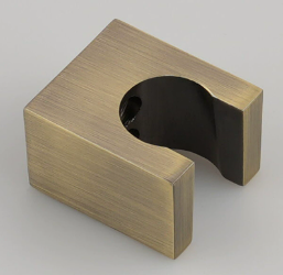 Fyrkantig duschhållare i zinklegering, väggmonterad bidé-sprutbygel